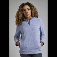 Load image into Gallery viewer, WEIRD FISH WOMENS GEORGINA ECO 1/4 ZIP FLEECE - DUSTED VIOLET
